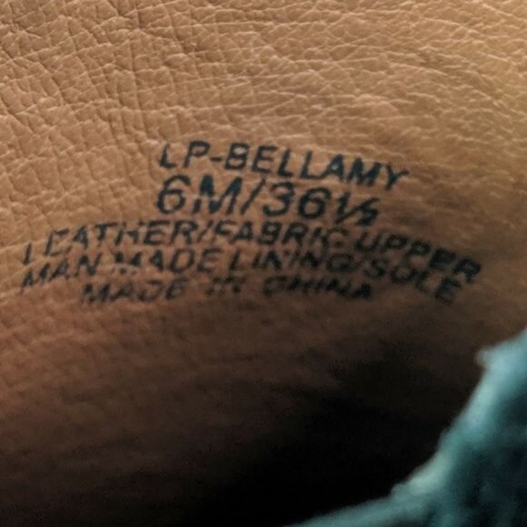 Lucky Brand Ankle Boots Womens 6 Black Suede Western Country Pull On Bellamy - Picture 7 of 8